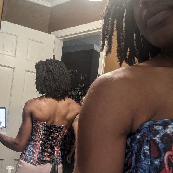 🗣️Final sale get it while it lasts. Denim corset - Picture 4 of 6